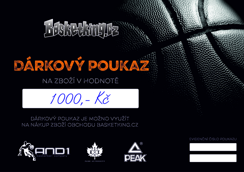 dárkový poukaz 1000 Kč