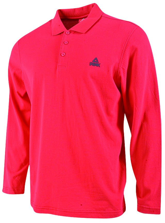 peak long sleeves polo shirt
