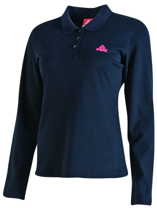 peak long sleeves polo shirt