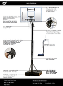 basketball system millenium portable - basketbalový koš