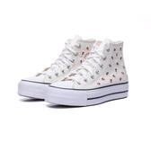 Converse Chuck Taylor All Star Lift Platform Embroidered Strawberries